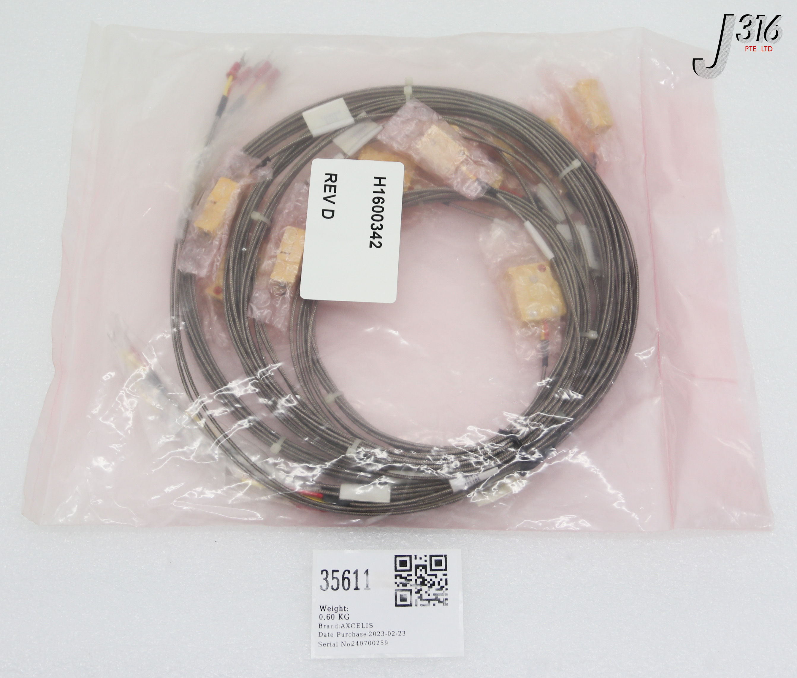 35611 AXCELIS HARNESS, 5 ZONE THERMOCOUPLE, COMP II (NEW) H1600342